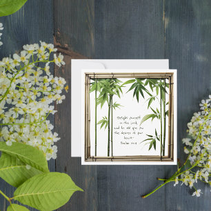 Bamboo individuell anpassbare Bibe Verse Flat Card Feiertagskarte