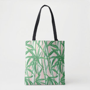 Bamboo Jungle Hawaiian Strip - Green Pink Beach