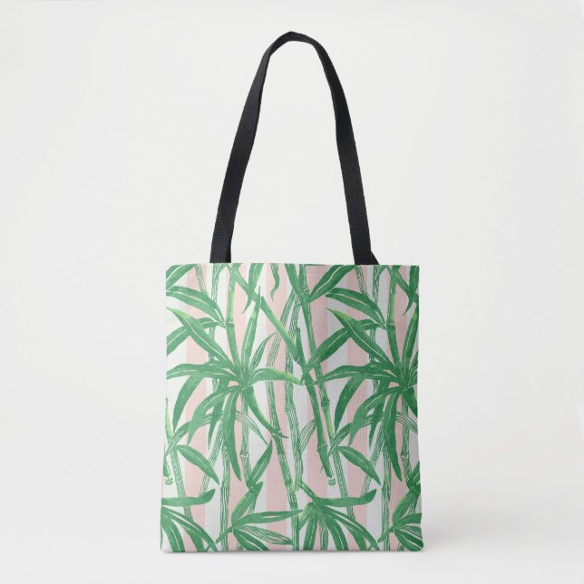 Bamboo Jungle Hawaiian Strip - Green Pink Beach (Vorderseite)