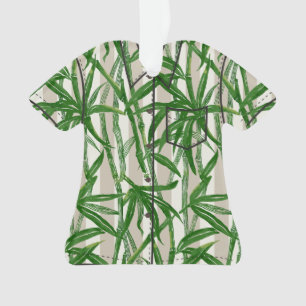 Bamboo Jungle Hawaiian Strip - grün Ornament