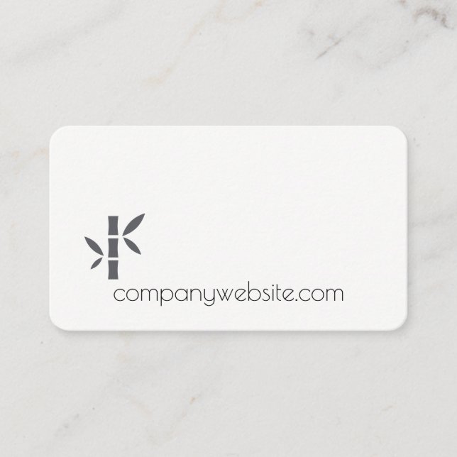 Bamboo Landscaping Wellness-Center Visitenkarte