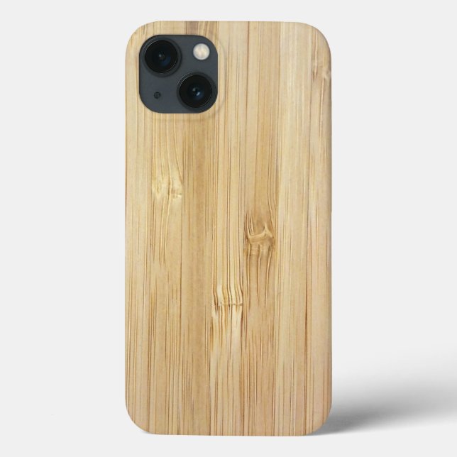 Bamboo-Look Case-Mate iPhone Hülle (Rückseite)