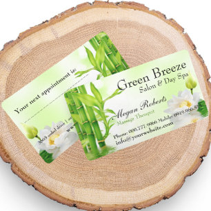 Bamboo Lotus Reiki Wellness-Center Skin Care Massa Terminkarte