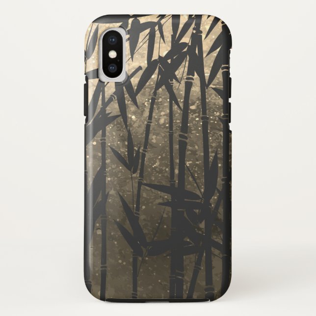 Bamboo Marble Sepia Case-Mate iPhone Hülle (Rückseite)