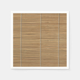 Bamboo Mat Standard Cocktail Napkin Serviette