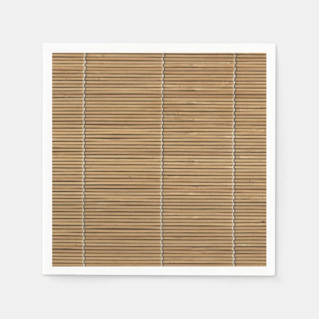 Bamboo Mat Standard Cocktail Napkin Serviette (Vorderseite)