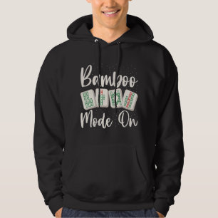 Bamboo Mode On Design für einen Mahjong-Nerd Hoodie