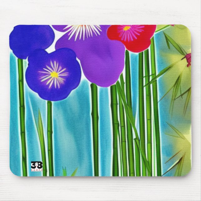 Bamboo Mouse Pad Mousepad (Vorne)