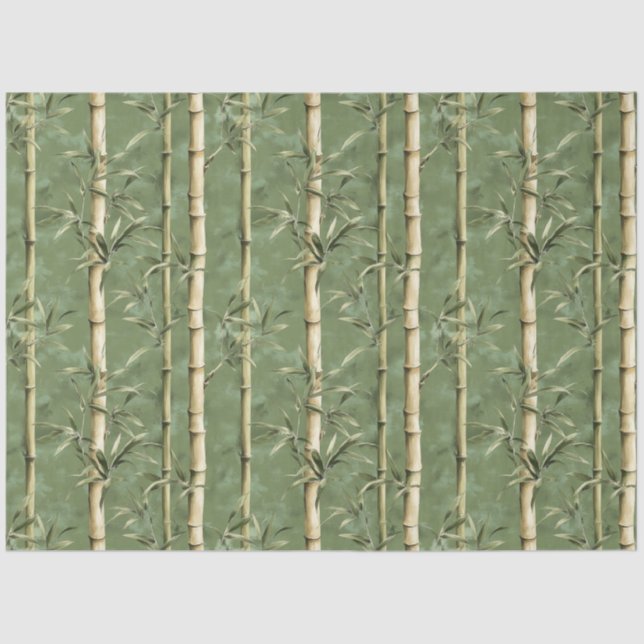 Bamboo Muster Decoupage Seidenpapier (Vorderseite)