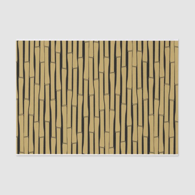 Bamboo Muster Seidenpapier (Vorderseite)