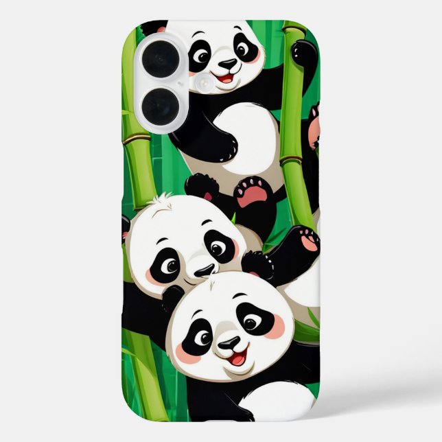 Bamboo Panda Case-Mate iPhone Hülle (Rückseite)