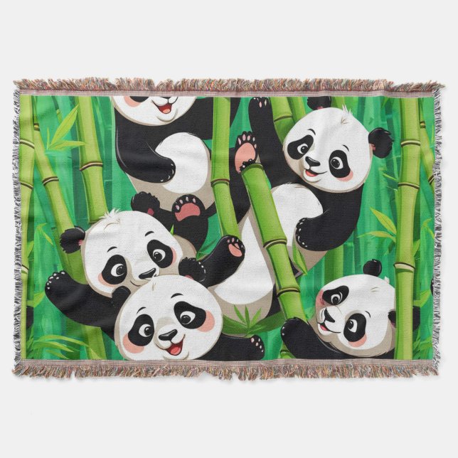 Bamboo Panda Decke (Vorderseite)