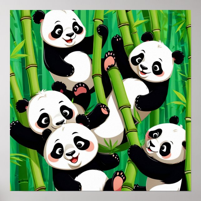 Bamboo Panda Poster (Vorne)