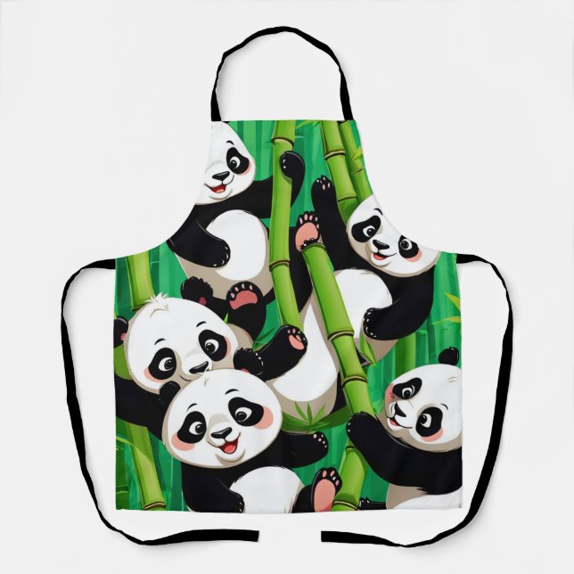 Bamboo Panda Schürze (Vorderseite)