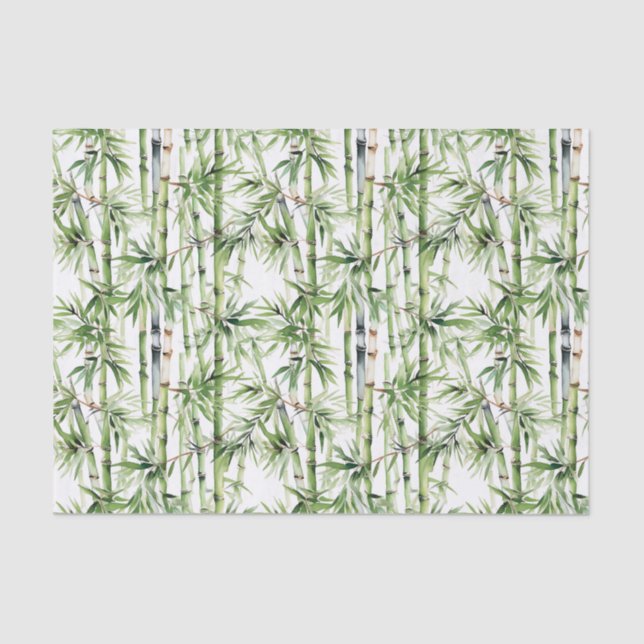 Bamboo Panda Tissue Paper Seidenpapier (Vorderseite)