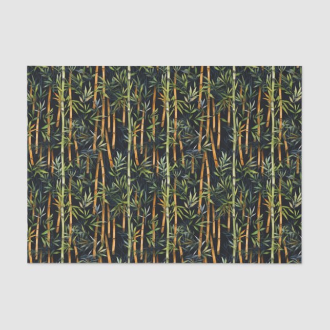 Bamboo Panda Tissue Paper Seidenpapier (Vorderseite)