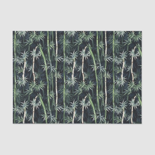 Bamboo Panda Tissue Paper Seidenpapier (Vorderseite)