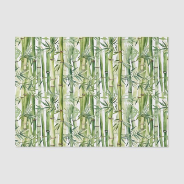 Bamboo Panda Tissue Paper Seidenpapier (Vorderseite)