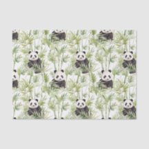 Bamboo Panda Tissue Paper
