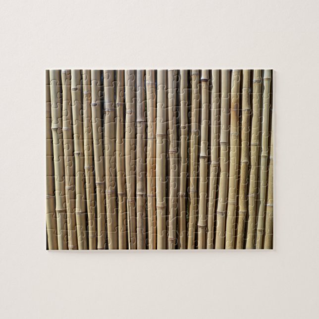 Bamboo Poles Foto Puzzle (Horizontal)