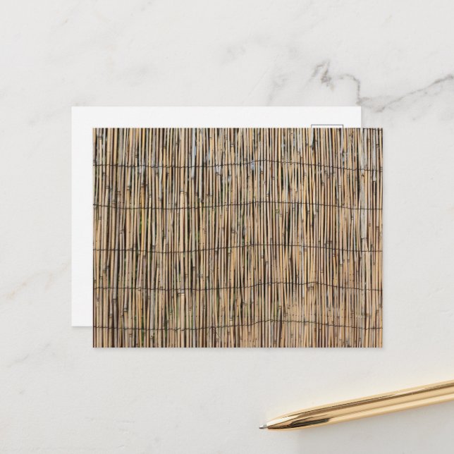 Bamboo Postkarte (Vorderseite/Rückseite Beispiel)