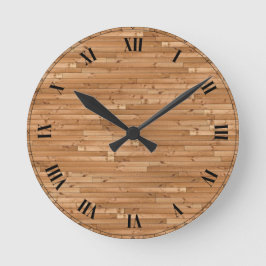 Bamboo Runde Wanduhr