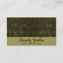 Bamboo Salon oder Wellness-Center Business Card