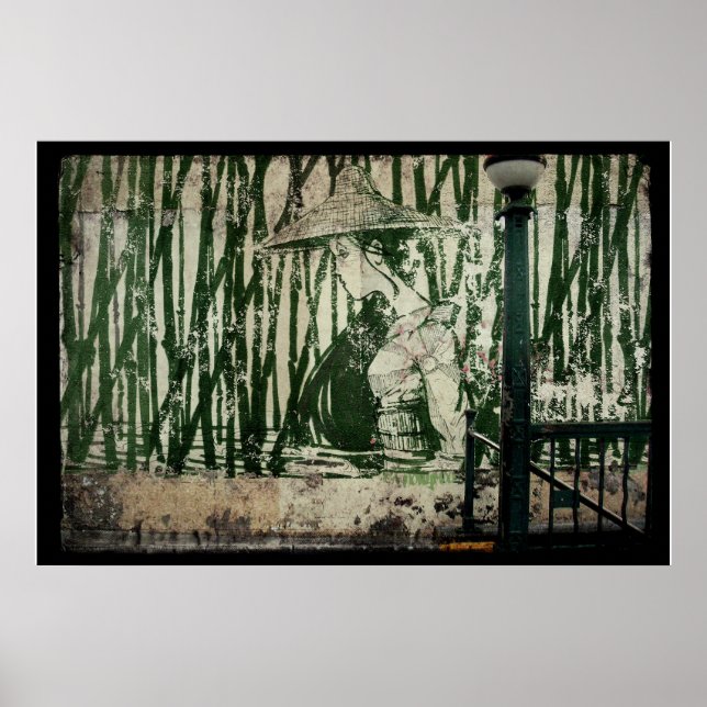 Bamboo Subway Geisha Poster (Vorne)