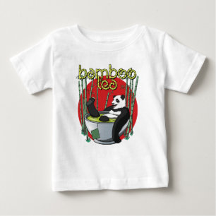 Bamboo Tea Drinker Panda Baby T-shirt