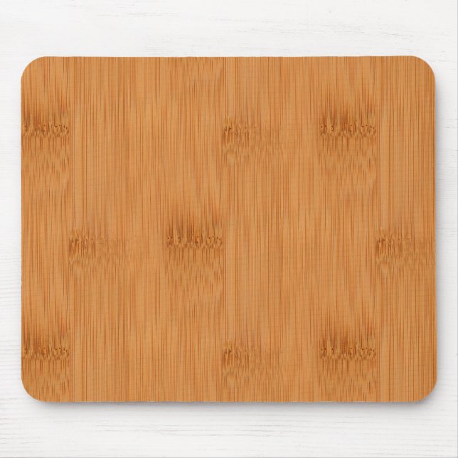 Bamboo Toast Holz Grain Look Mousepad (Vorne)