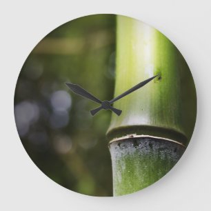 Bamboo Wall Clock Große Wanduhr