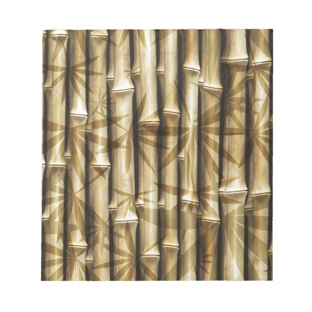 Bamboo Wood Texture Notizblock (Vorderseite)