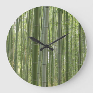 Bamboo Woods Große Wanduhr