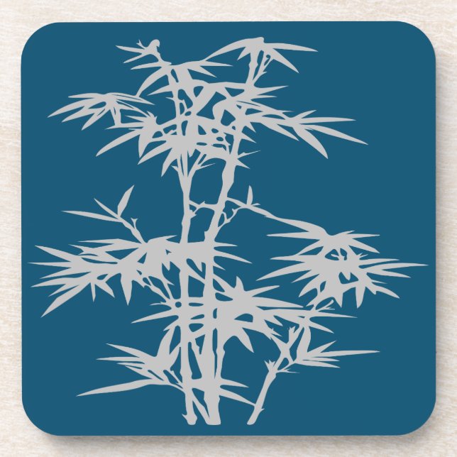 Bamboo Zen japanisches Design Untersetzer (Vorderseite)