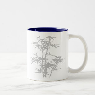 Bamboo Zen japanisches Design Zweifarbige Tasse