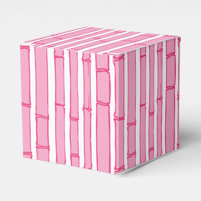 Bambooey Bamboo Stripe in Pink Geschenkschachtel (Vorderseite)