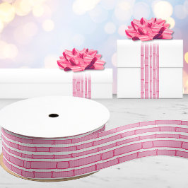 Bambooey Bamboo Stripe in Pink Ripsband