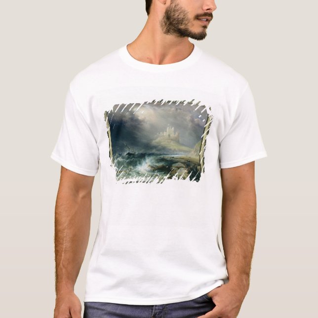 Bamburgh Schloss, Northumberland T-Shirt (Vorderseite)