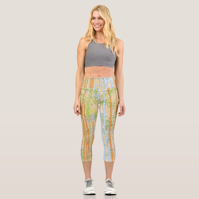 Bambus 2 capri leggings (Vorderseite)