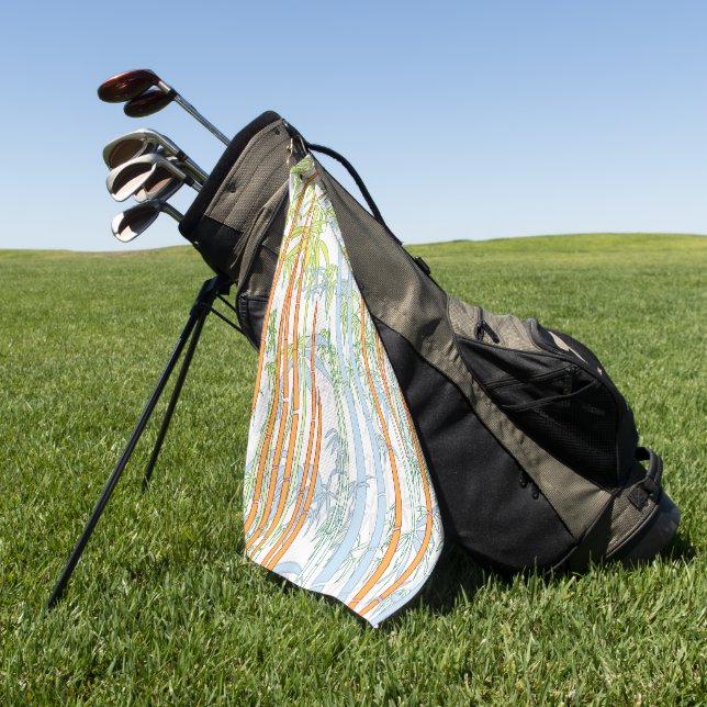 Bambus 3 golfhandtuch (Gras)
