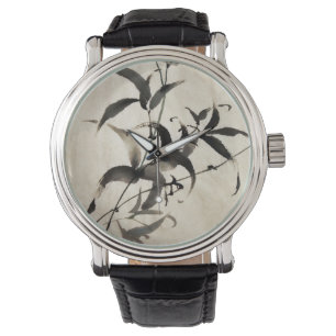 Bambus Armbanduhr