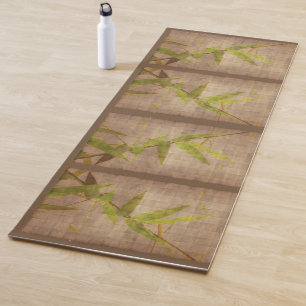 Bambus auf Pergament-Papier Yoga-Matte Yogamatte