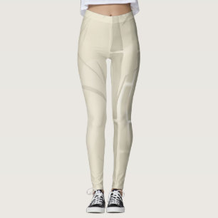 Bambus, beiger Hintergrund Leggings