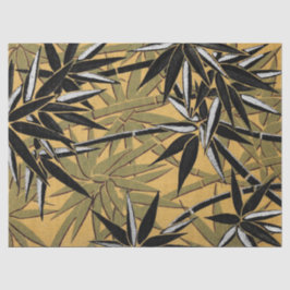 Bambus-Blätter in der Gift Wrap Seidenpapier