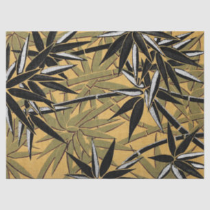 Bambus-Blätter in der Gift Wrap Seidenpapier