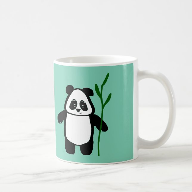 Bambus die Panda-Tasse Kaffeetasse (Rechts)