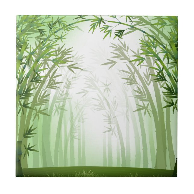 Bambus Fliese (Vorderseite)