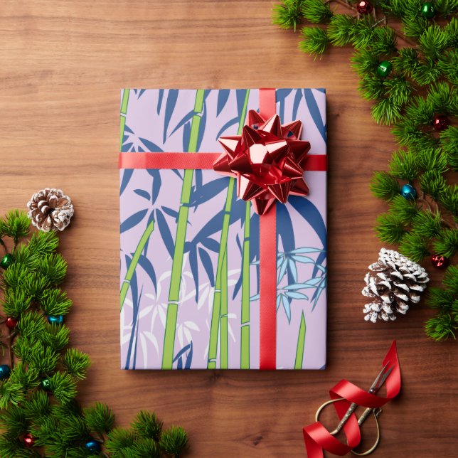 Bambus Geschenkpapier (Feiertagsgeschenk)