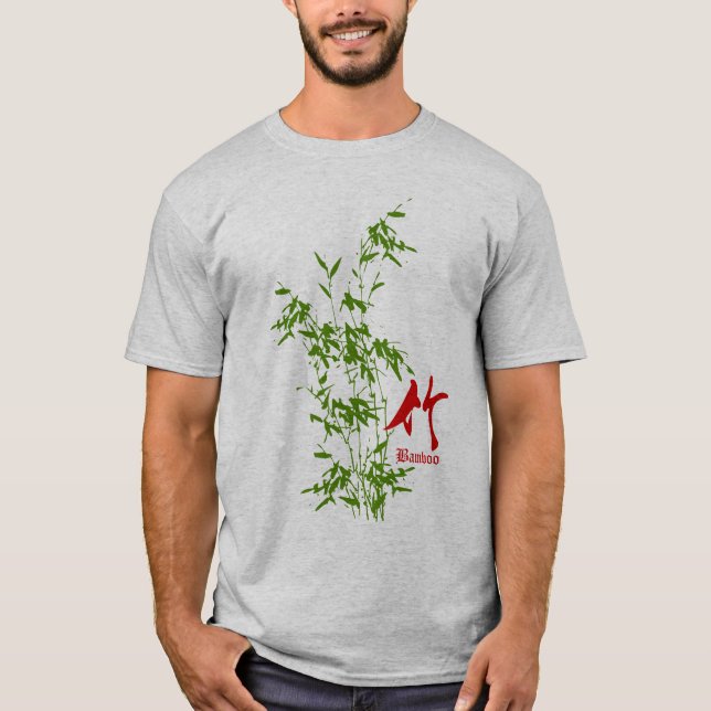 Bambus im Kanji T-Shirt (Vorderseite)