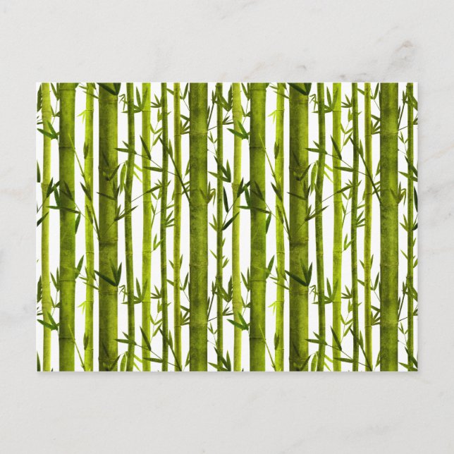 Bambus-Lehren Postkarte (Vorderseite)